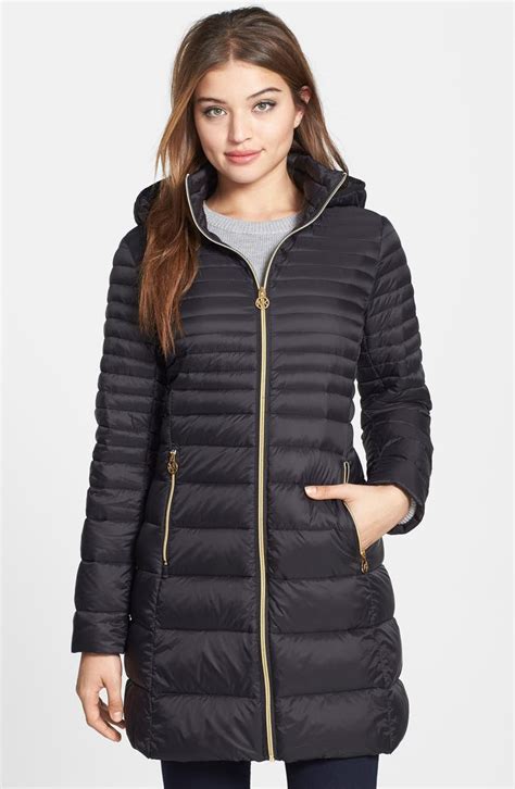 michael kors packedlr down hill|Michael Kors packable jacket.